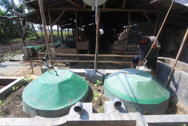Cara pembuatan biogas harus dilakukan dengan wadah yang besar
