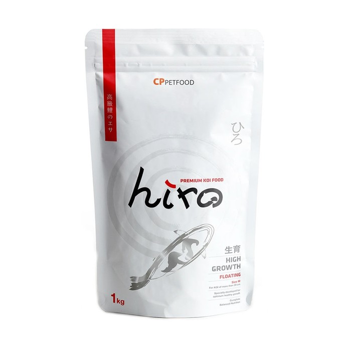 Pakan koi terbaik dalam bentuk pelet adalah Hiro Premium Koi Food