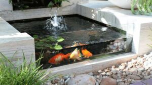 Salah satu cara membuat kolam ikan sederhana di depan rumah adalah menyiapkan material